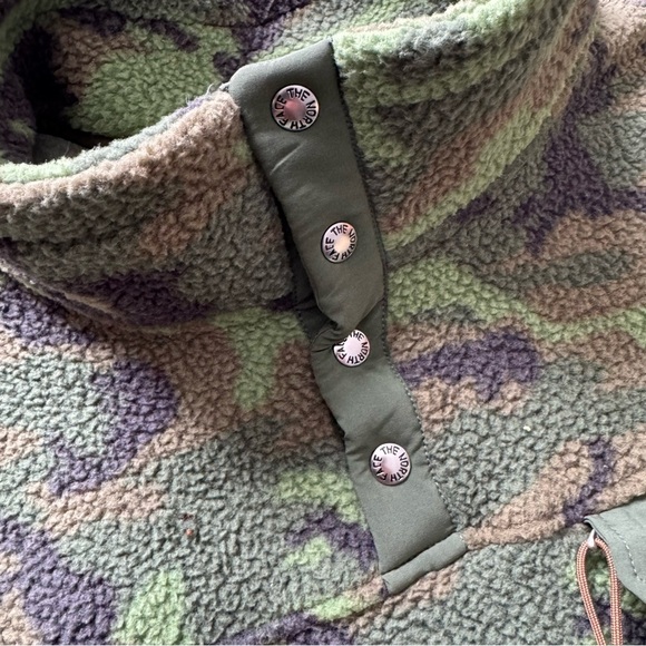 The North Face Men’s Fleece Pullover Camouflage Sweater Size XXL - Picture 6 of 9